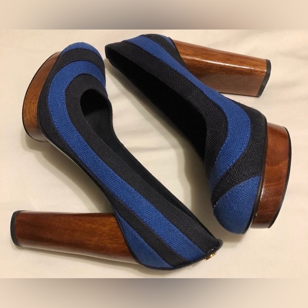 👠 Tory Burch Rare Platform Heels | Size 8.5 - Picture 2 of 6